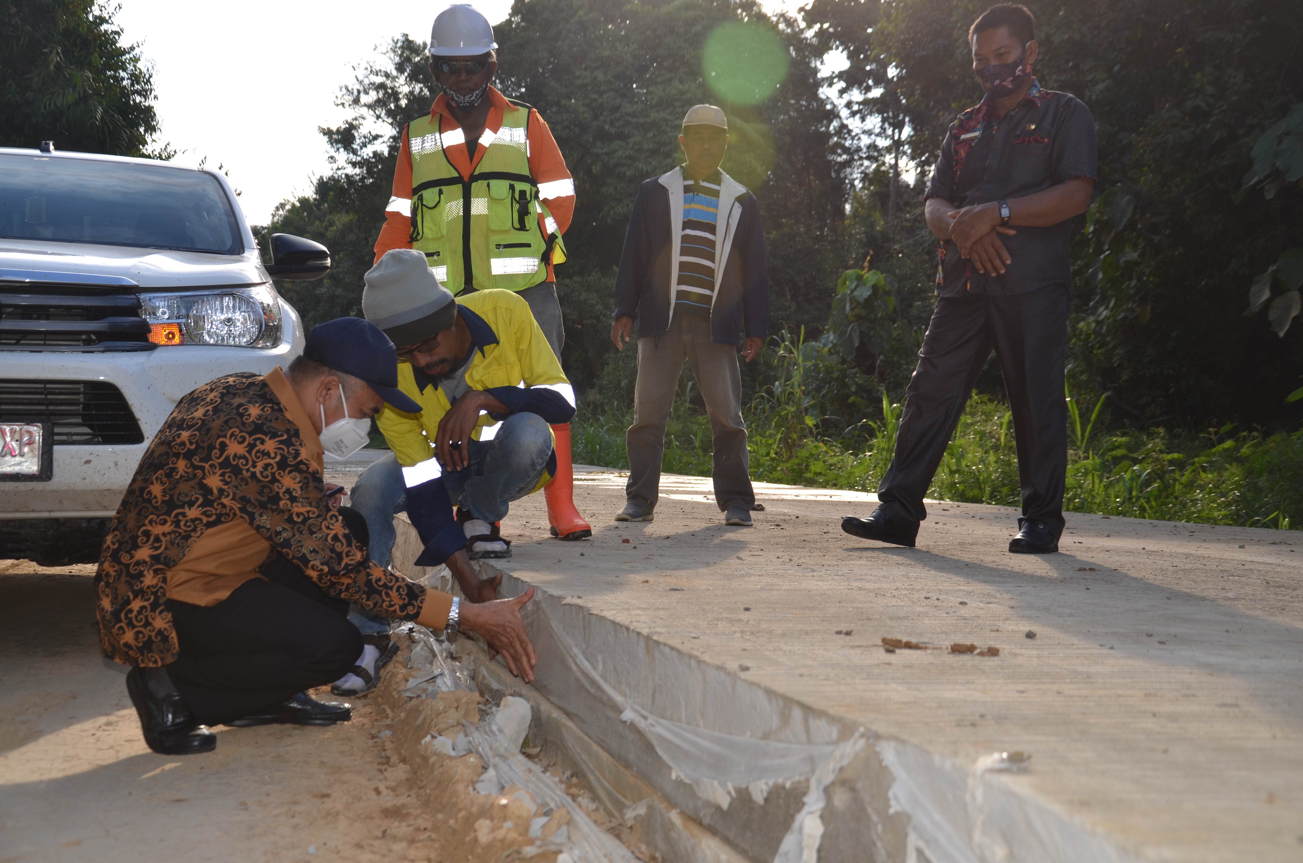 Ruas Jalan Muara Pahu, Sudah Capai 100 Persen, Diharapkan Dapat Memperlancar Arus Barang dan Jasa